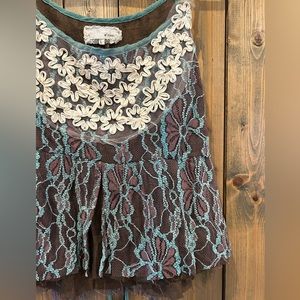 Anthropologie A’reve Lace Tank Top